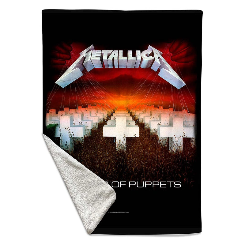 Metallica - Master Of Puppets Small Sherpa Fleece Blanket