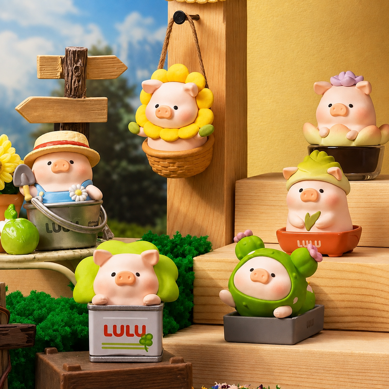LuLu the Piggy Flower House Series Mini Blind Bag