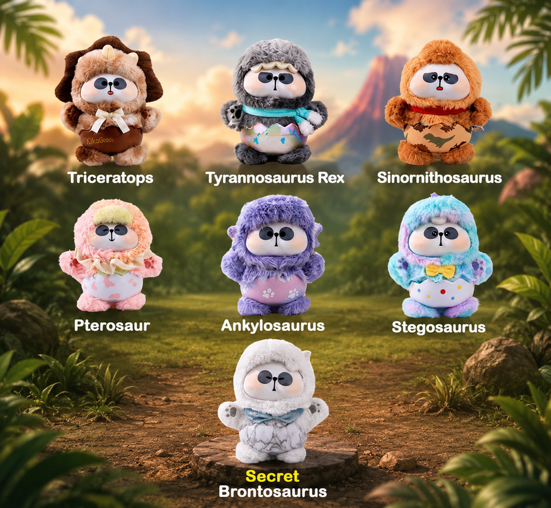 MR.PA Dinosaur Paradise Series Plush Blind Box