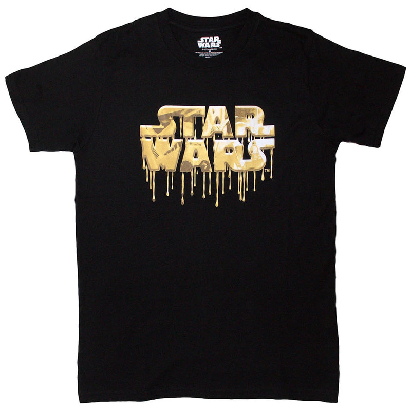 Star Wars - Gold Drip Logo T-Shirt