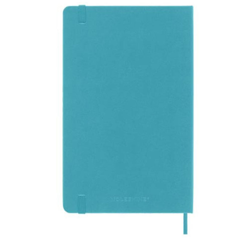 Moleskine Classic Large Ruled Hardcover Notebook - Reef Blue