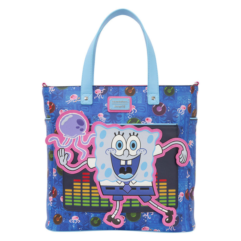 Loungefly Nickelodeon SpongeBob SquarePants "Jelly Dance" Convertible Tote Bag