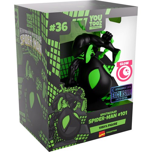 Spider-Man #101 Glow in the Dark Vinyl Figure #36 - Entertainment Earth Exclusive