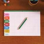 A4 Work Hard, Play Nice Weekly/Monthly Planner Pad