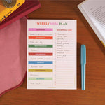 A5 Work Hard, Play Nice Meal Planner and Shopping List