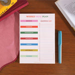 A5 Work Hard, Play Nice Meal Planner and Shopping List