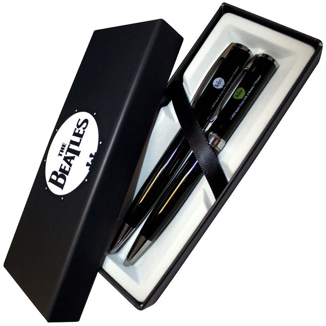 The Beatles - Drum & Apple Logos Ball Pen Set