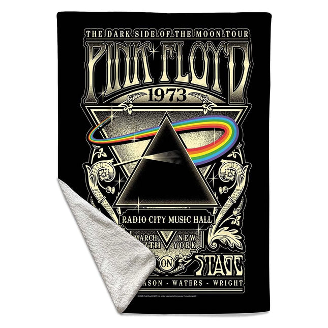 Pink Floyd - 1973 Live Small Sherpa Fleece Blanket