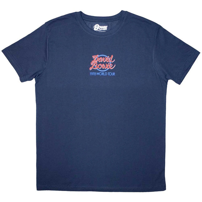 David Bowie - Mini 1978 World Tour Logo DENIM T-Shirt