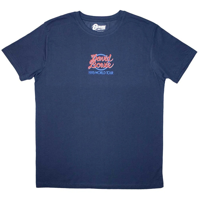 David Bowie - Mini 1978 World Tour Logo DENIM T-Shirt
