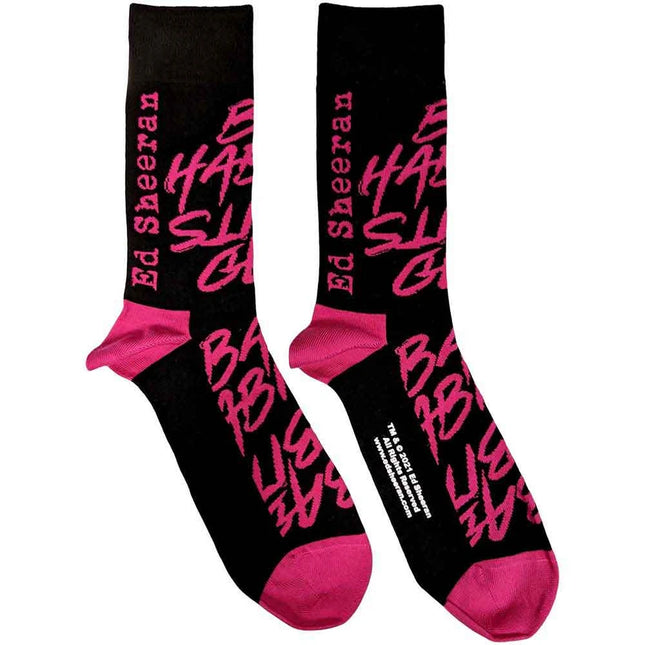 Ed Sheeran - Bad Habits Socks
