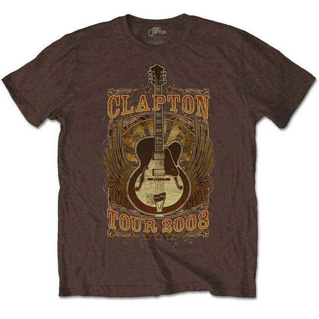 Eric Clapton - Tour 2008 BROWN T-Shirt