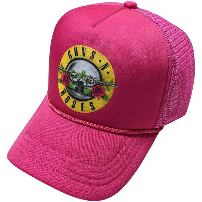 Guns N' Roses - Classic Logo PINK Mesh-Back Cap
