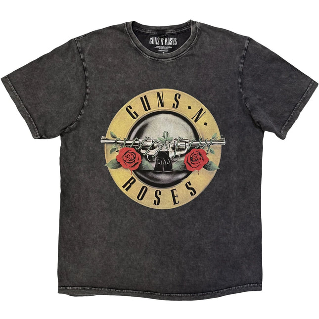 Guns N' Roses - Classic Logo Stone Wash T-Shirt