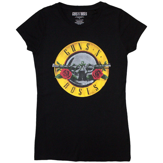 Guns N' Roses - Classic Bullet Logo Skinny T-Shirt