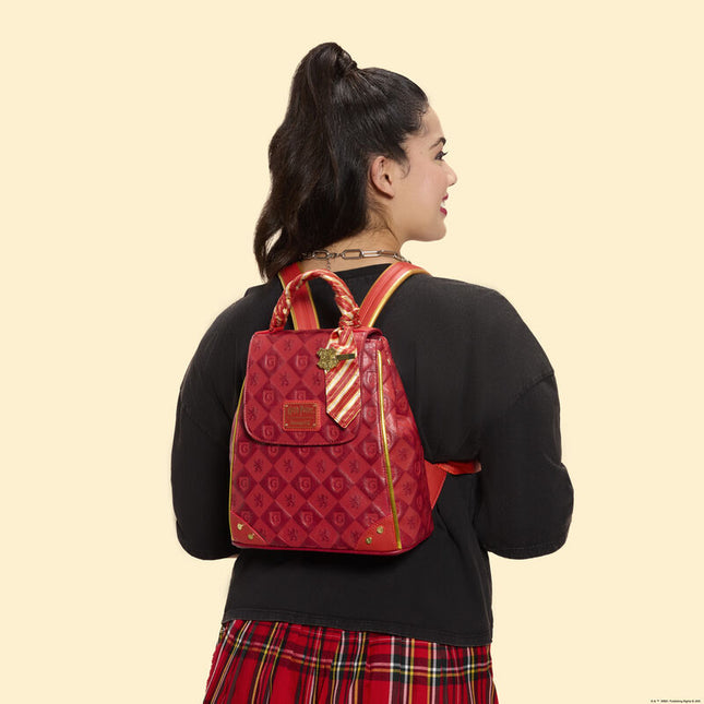 Loungefly Leather: Harry Potter Gryffindor Mini Backpack