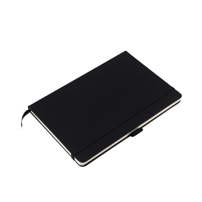 Pop Shop A5 PU Notebook with Pen Loop - Black