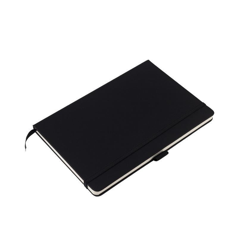 Pop Shop A5 PU Notebook with Pen Loop - Black