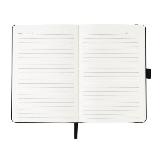 Pop Shop A5 PU Notebook with Pen Loop - Black