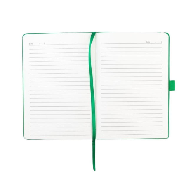 Pop Shop A5 PU Notebook with Pen Loop - Green