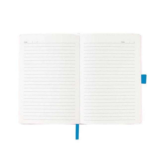 Pop Shop JURSI A5 PU Notebook with Pen Loop - Ocean Blue