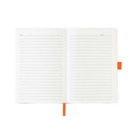 Pop Shop A5 PU Notebook with Pen Loop - Orange
