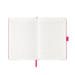Pop Shop A5 PU Notebook with Pen Loop - Pink