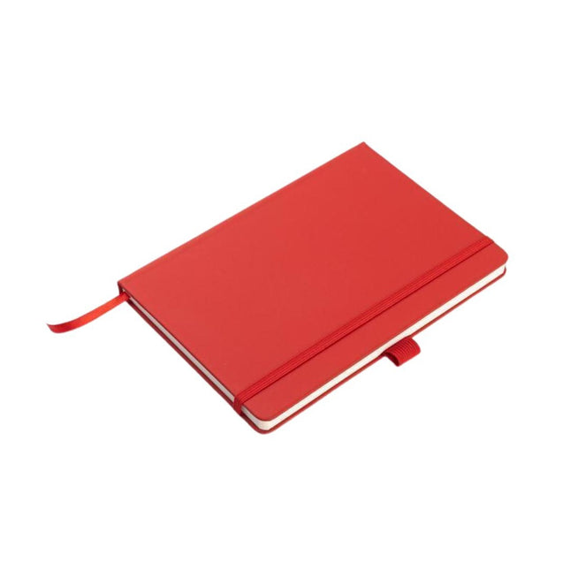 Pop Shop A5 PU Notebook with Pen Loop - Red