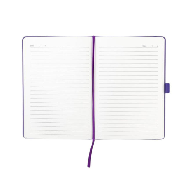 Pop Shop A5 PU Notebook with Pen Loop - Violet