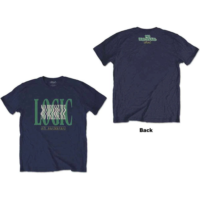 Logic - Wavy NAVY T-Shirt