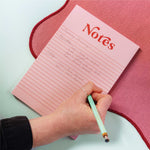 A5 Pink & Red Notepad