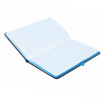 Santhome A5 Hardcover Ruled Notebook - Black-Blue