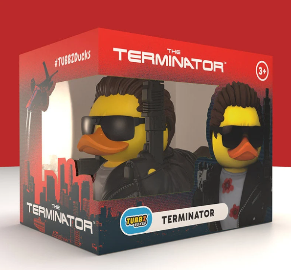 Terminator TUBBZ boxed edition front packaging red window box Numskull
