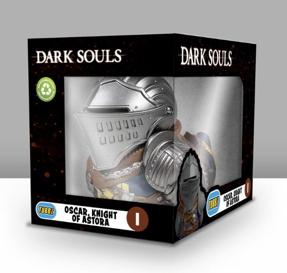 Dark Souls Oscar Knight of Astora TUBBZ boxed edition front view Numskull collectible