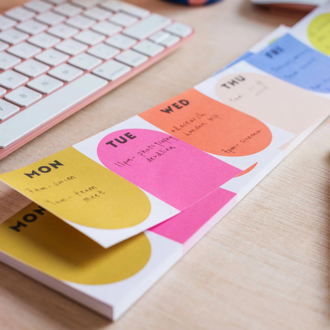 Bright Arches Keyboard Pad Weekly Planner