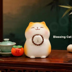 Chill Cat Incense Holder Figure - Blessing Cat