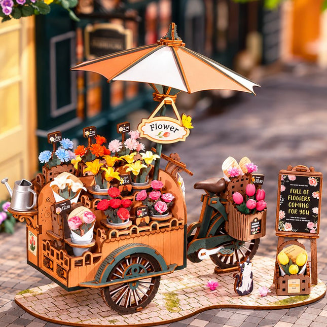 3D Puzzle Creation Set - Blossom Cart