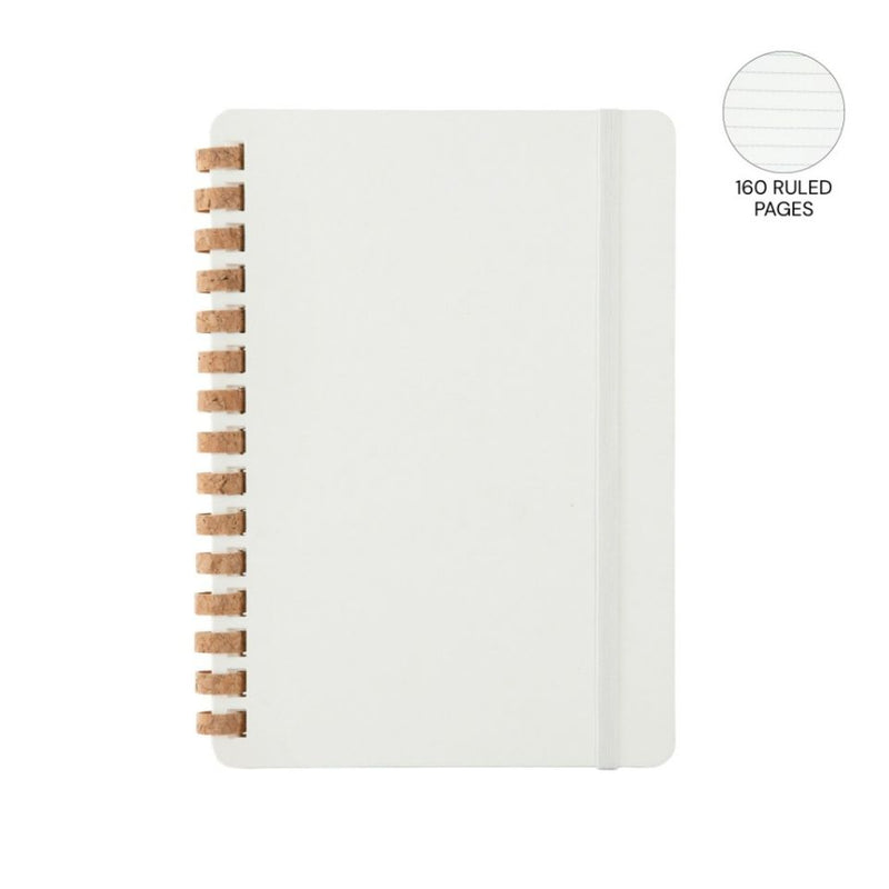 eco-neutral Cork Spiral Notebook