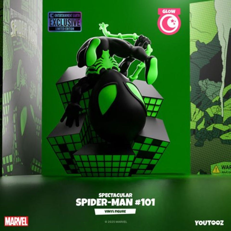 Spider-Man #101 Glow in the Dark Vinyl Figure #36 - Entertainment Earth Exclusive