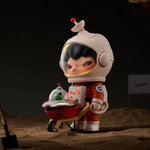 POP MART Hirono Search for Aliens Figurine 18cm collectible figure in astronaut costume
