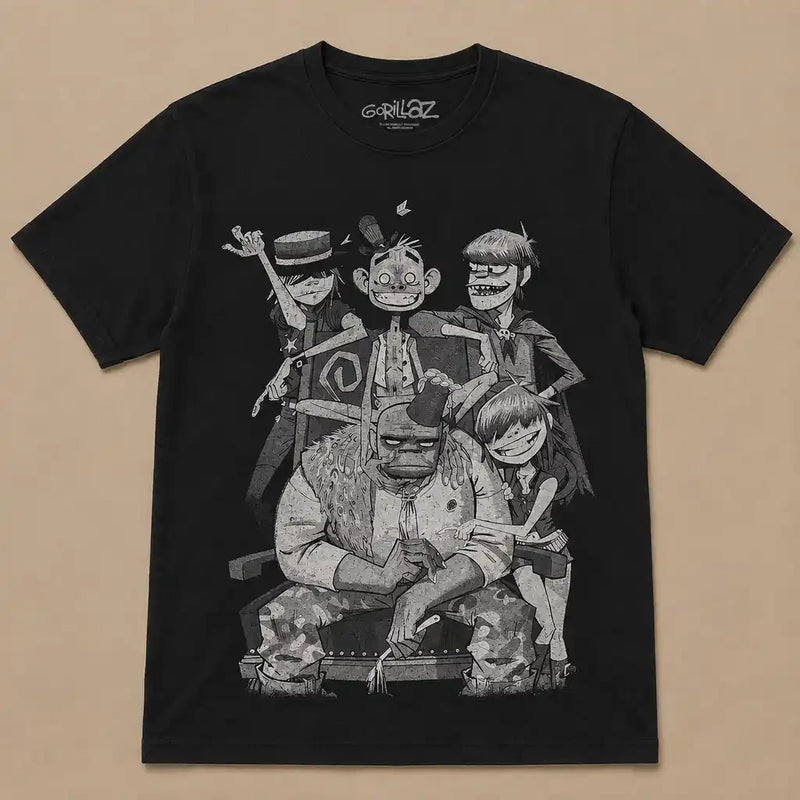 Gorillaz - George Spray T-Shirt